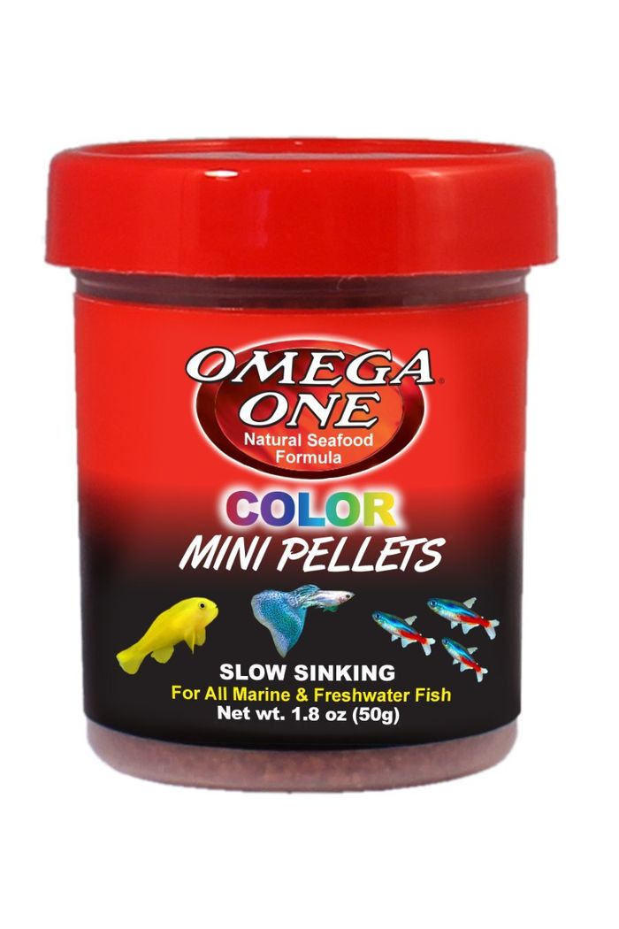 Omega One Color Mini Pellet - 1.8 Oz.