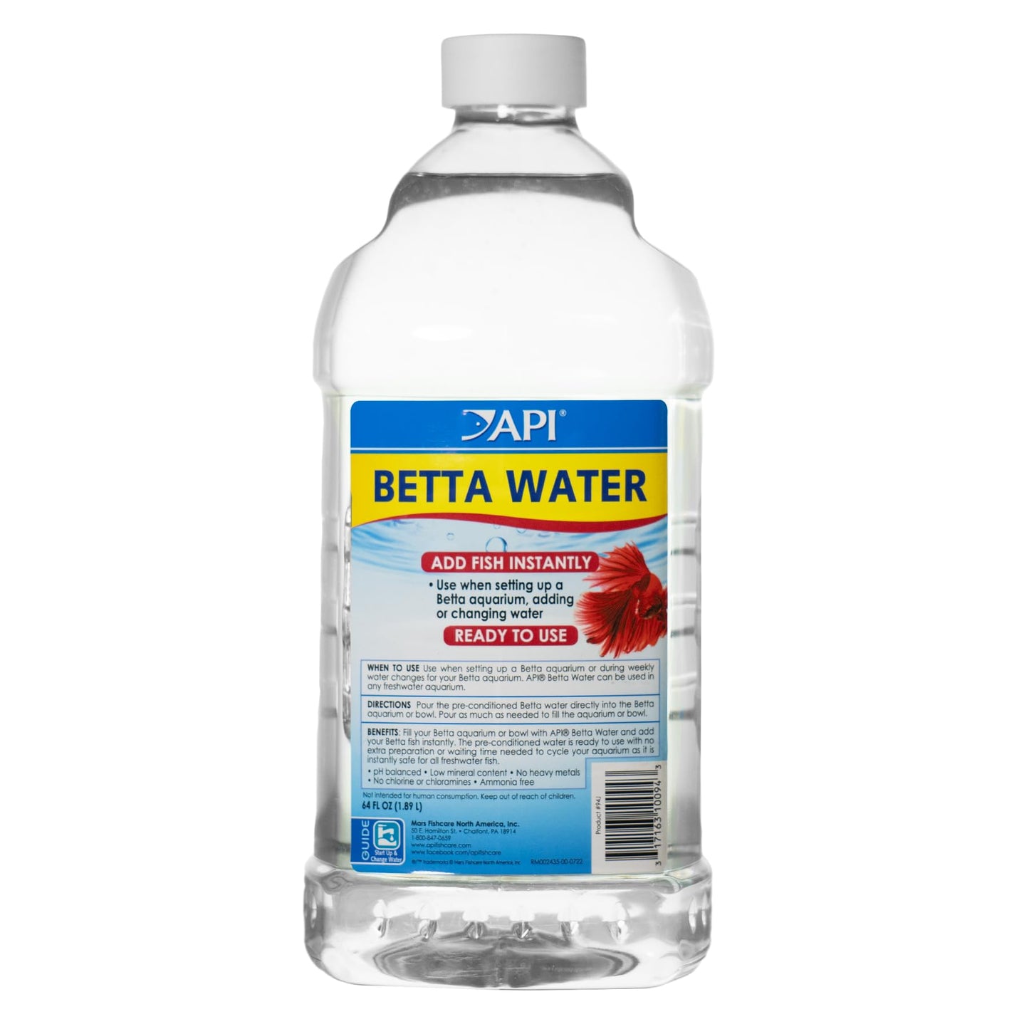 API Betta Water - 64 Oz.