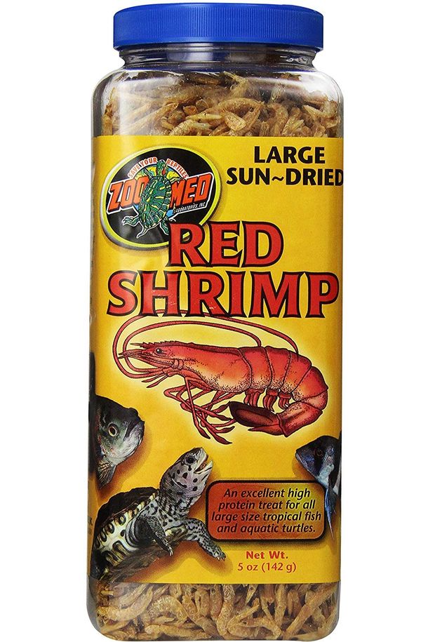 Zoo Med Large Sun-Dried Red Shrimp