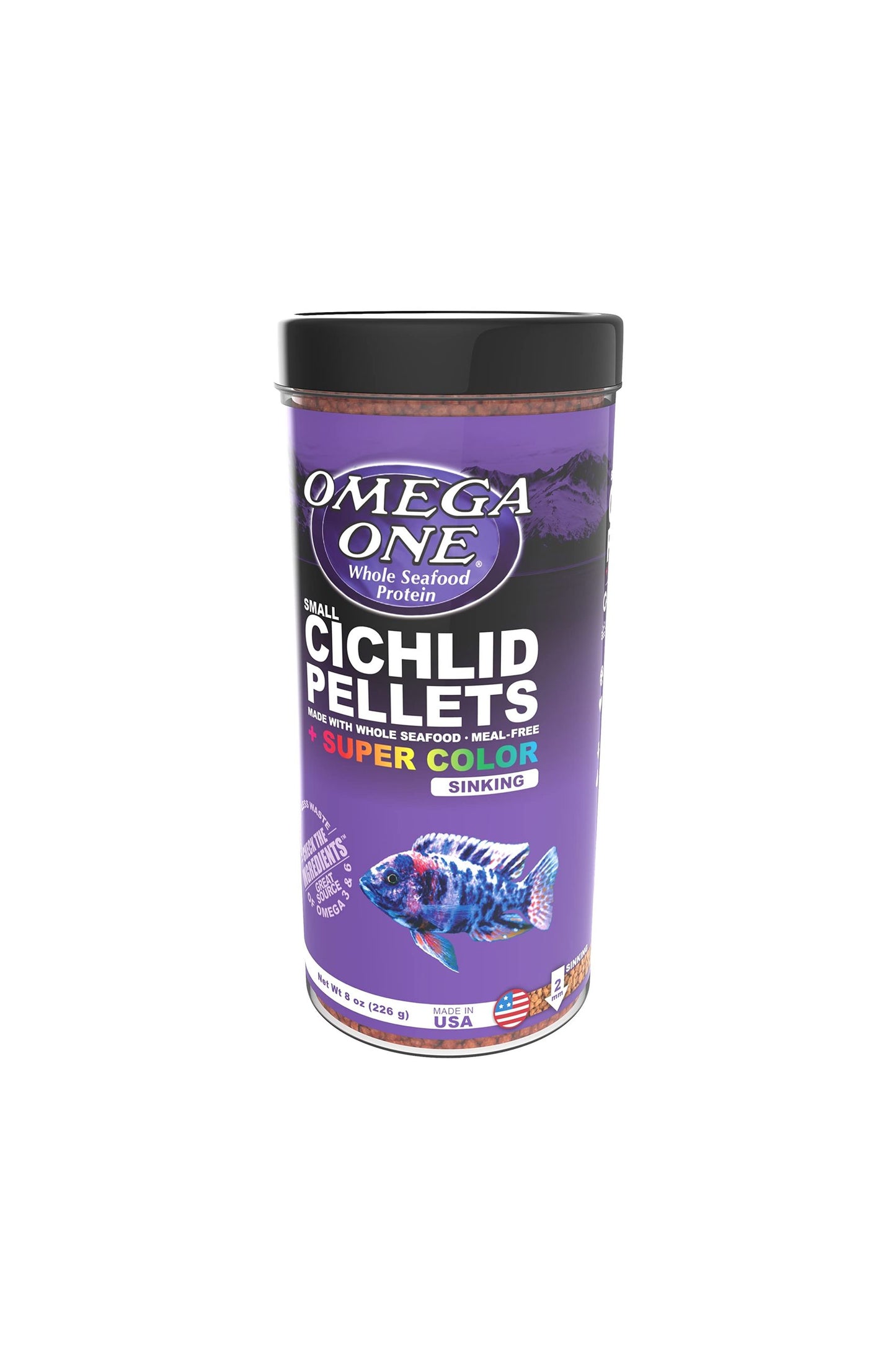 Omega One Cichlid Pellet +Super Color