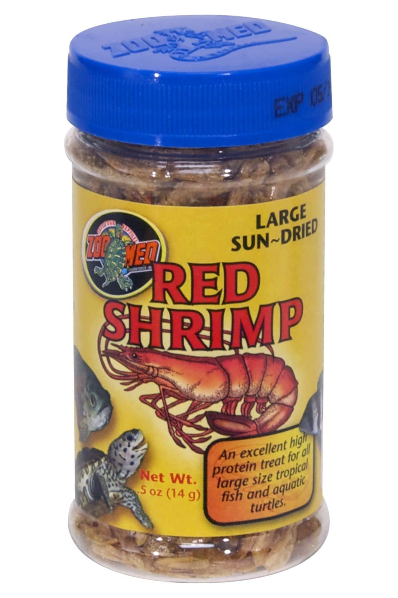 Zoo Med Large Sun-Dried Red Shrimp