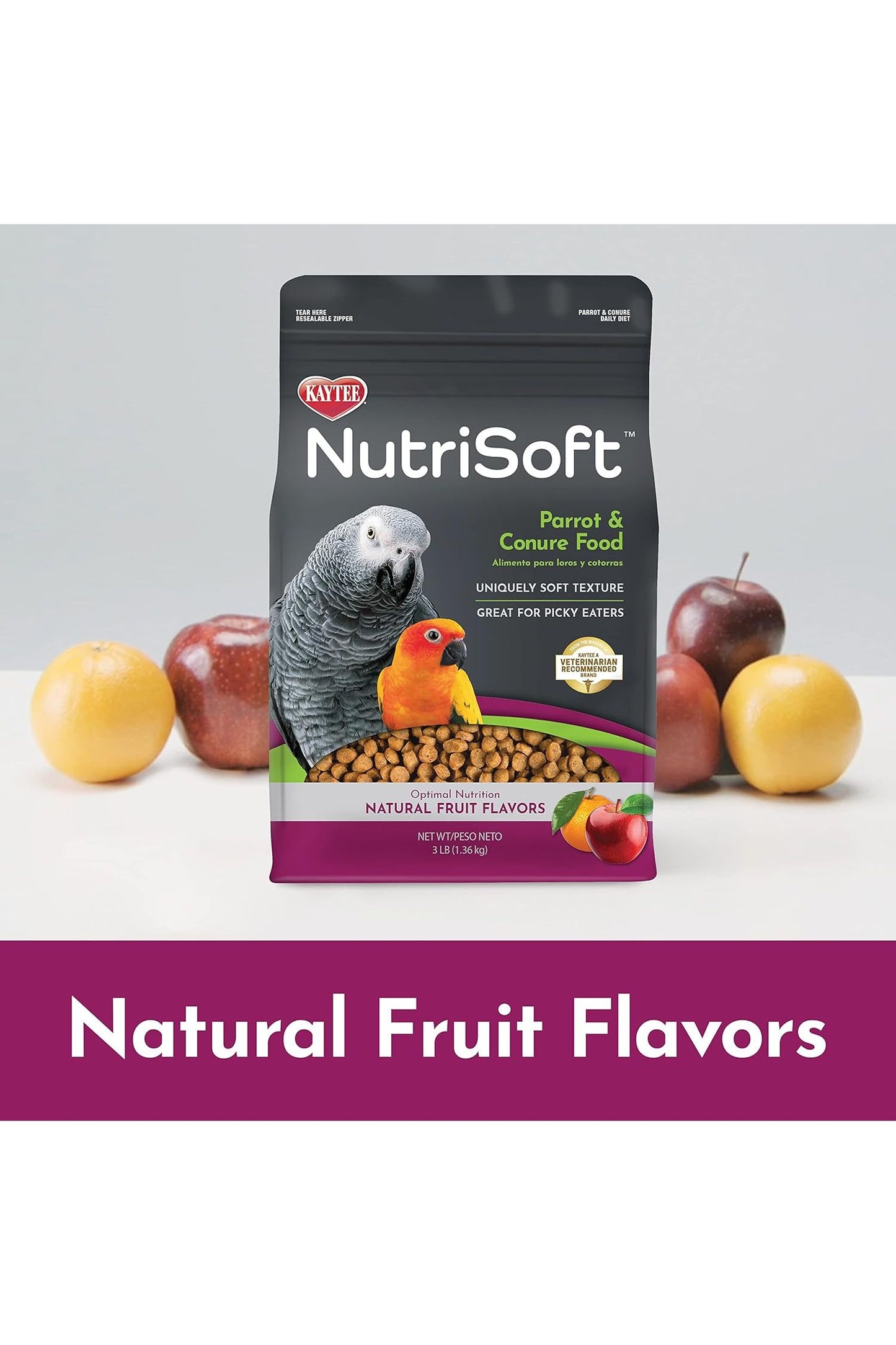 Kaytee NutriSoft Conure & Parrot Food - 3 Lb.