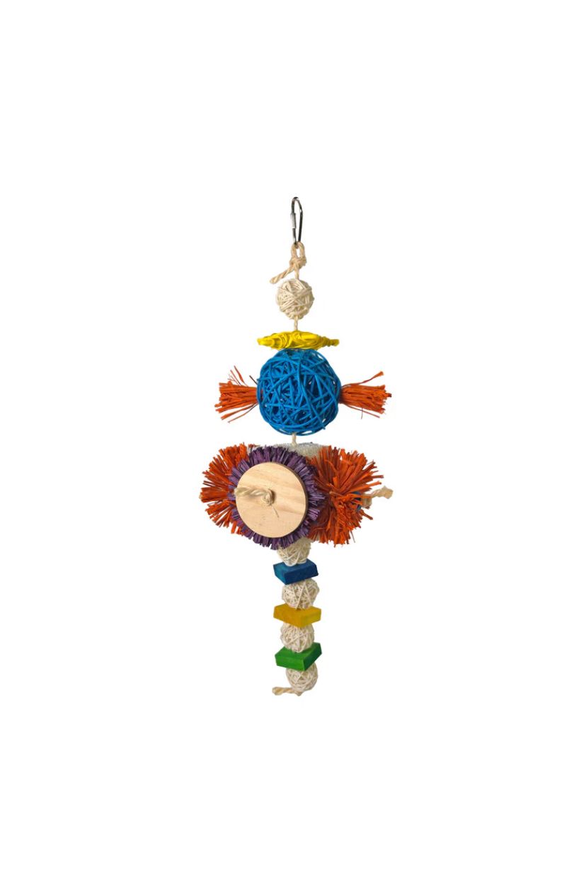 A&E Happy Beaks Blast Off Hanging Bird Toy