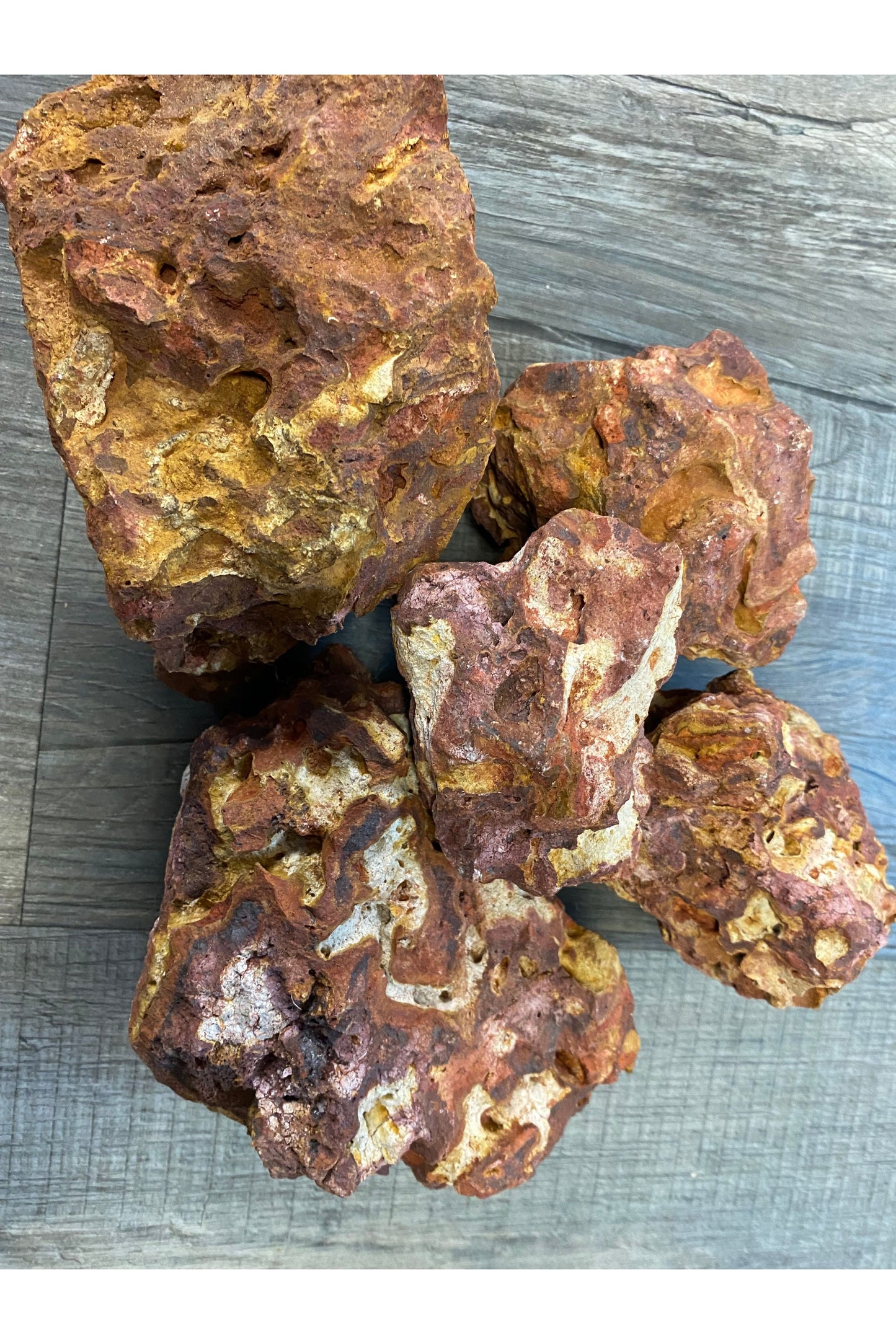 Caribsea Exotica Freshwater Aquarium Rock - Fire Stone