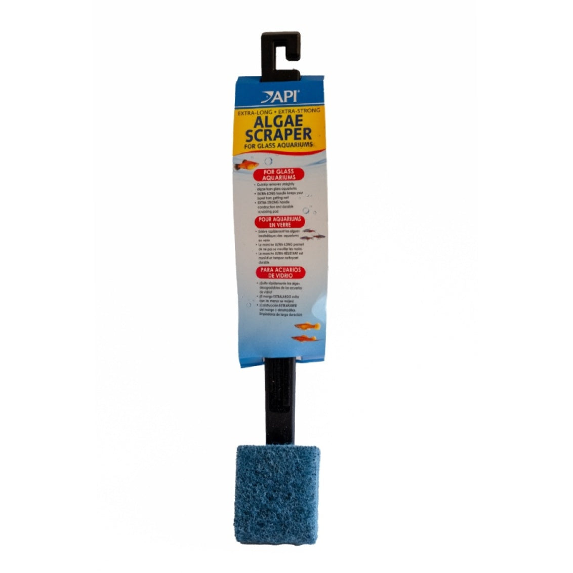 API Algae Scraper for Glass Aquariums - 18 Inch