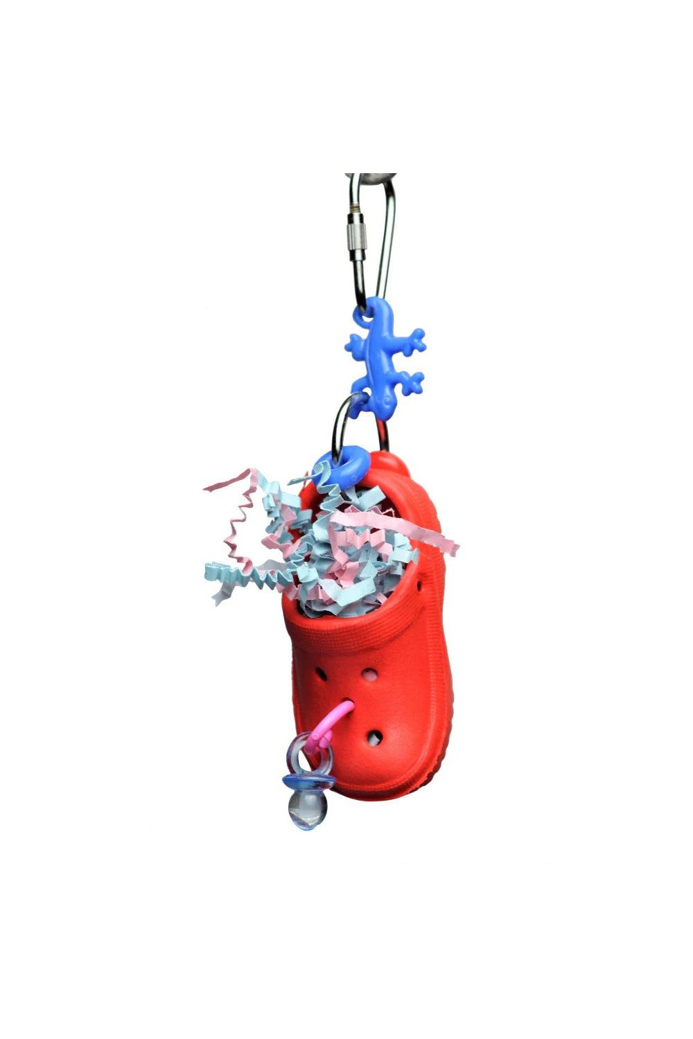 A&E Happy Beaks Croc-Fetti Bird Toy
