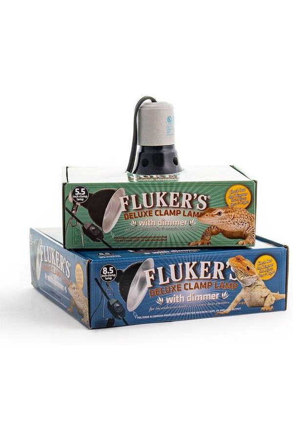 Fluker's Ceramic Clamp Lamp with Dimmer
