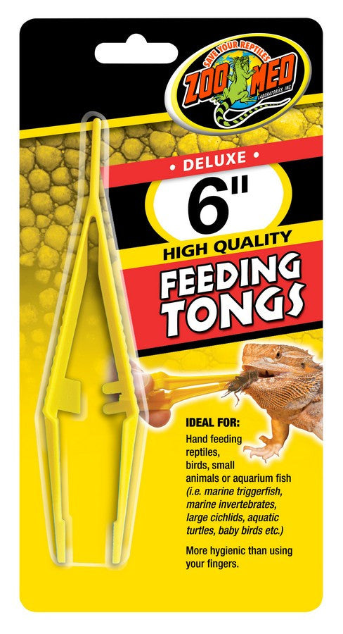 Zoo Med Feeding Tongs - 6 Inch