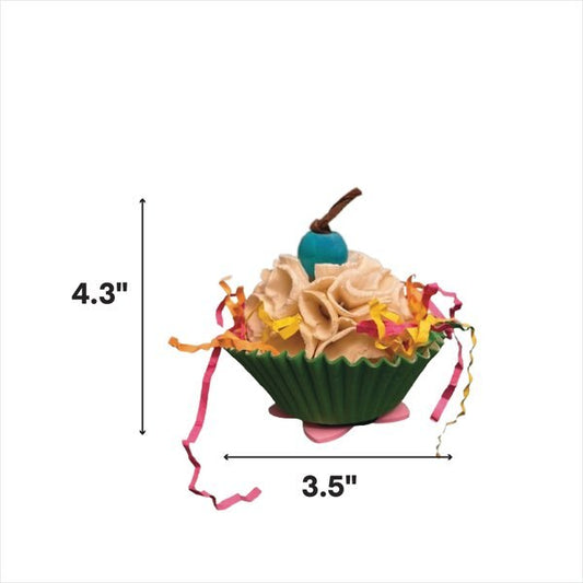 A&E Sweet Tweets Cupcake Bird Toy