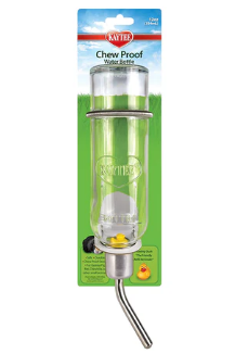 KAYTEE -Chew Proof Glass Water Bottle