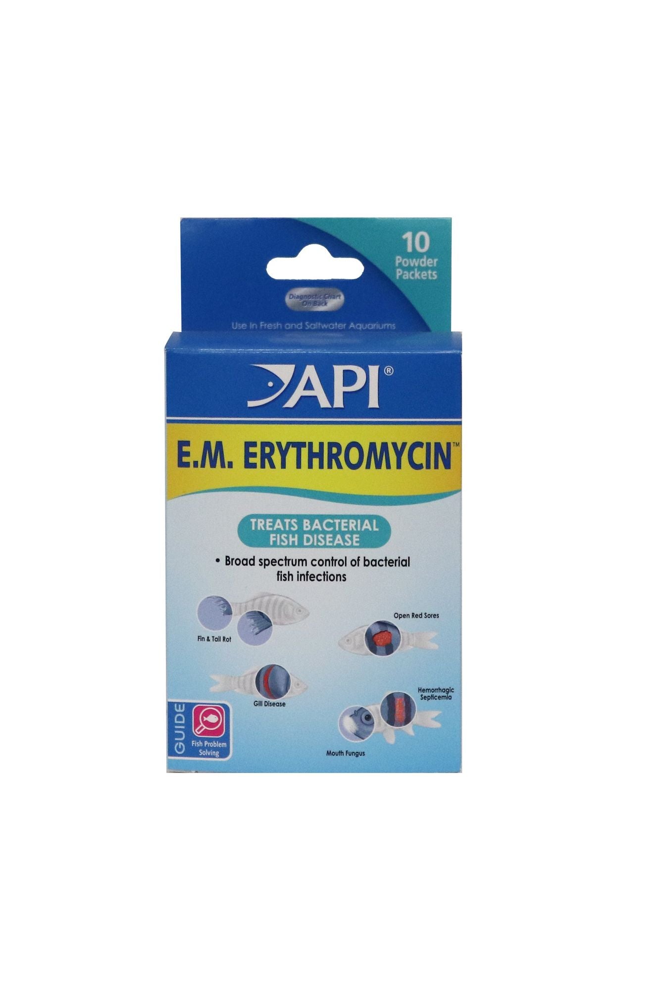 API E.M. Erythromycin Powder - 10 Pk.