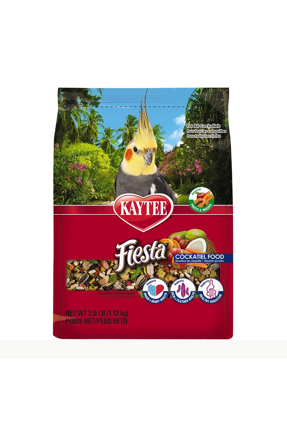 Kaytee Fiesta Cockatiel Food - 2.5 lb.