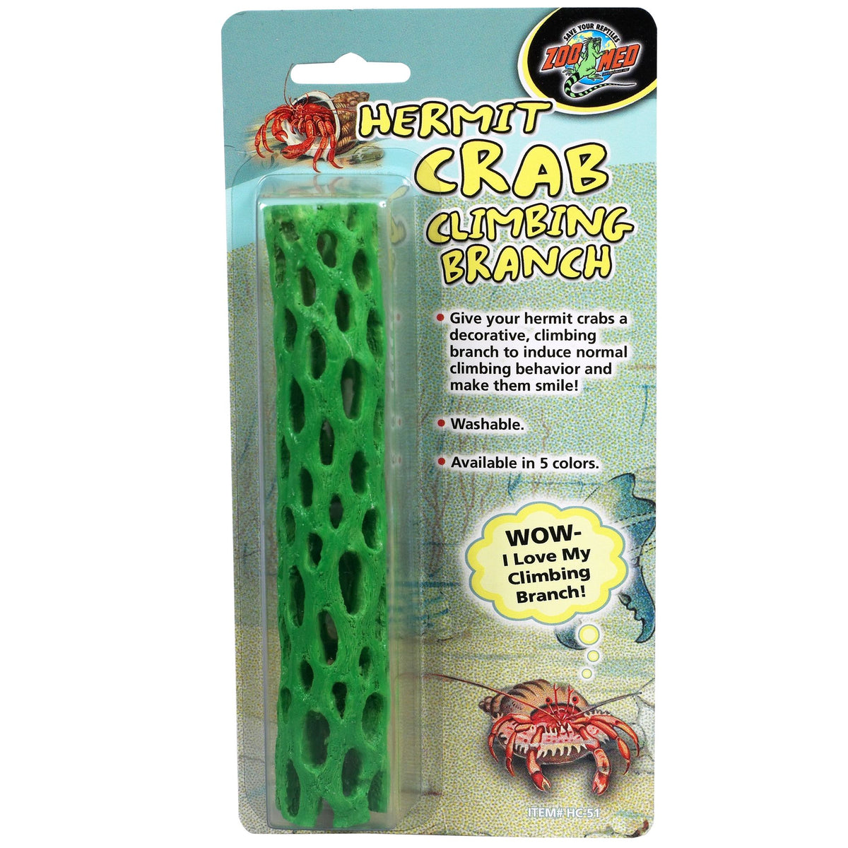 Zoo Med Hermit Crab Climbing Branch - Assorted Colors