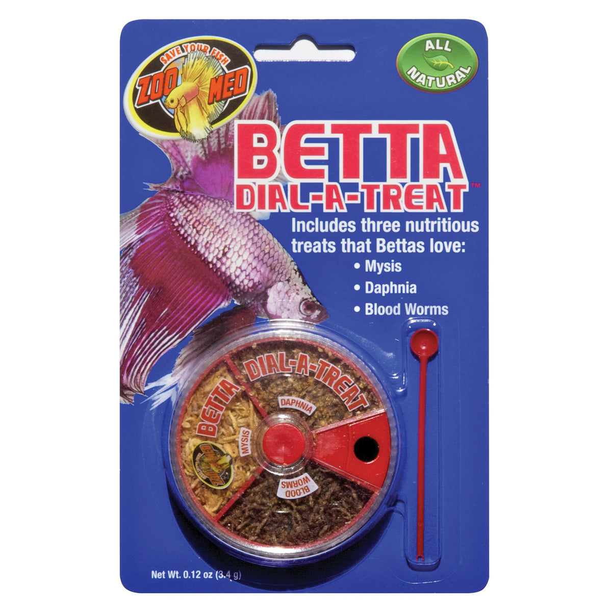 Zoo Med Betta Dial-A-Treat - .12 Oz.