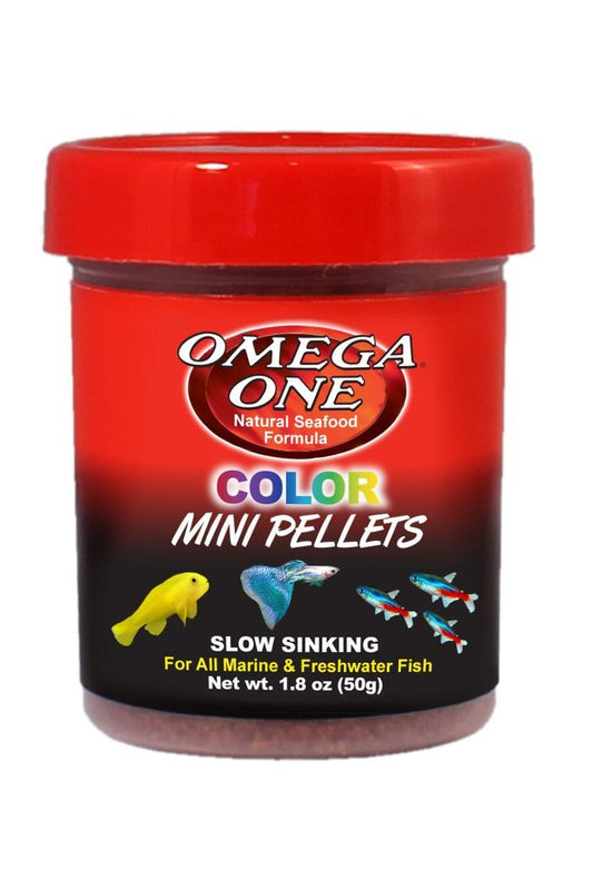 Omega One Color Mini Pellet - 1.8 Oz.