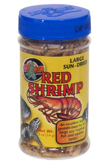 Zoo Med Large Sun-Dried Red Shrimp