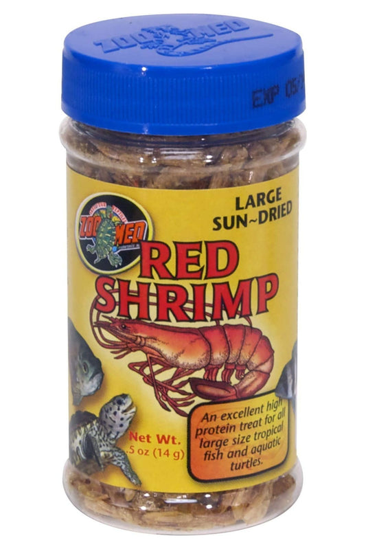 Zoo Med Large Sun-Dried Red Shrimp