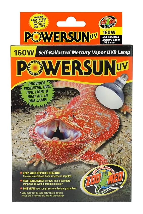 Zoo Med Powersun UV Self-Ballasted Mercury Vapor Lamp