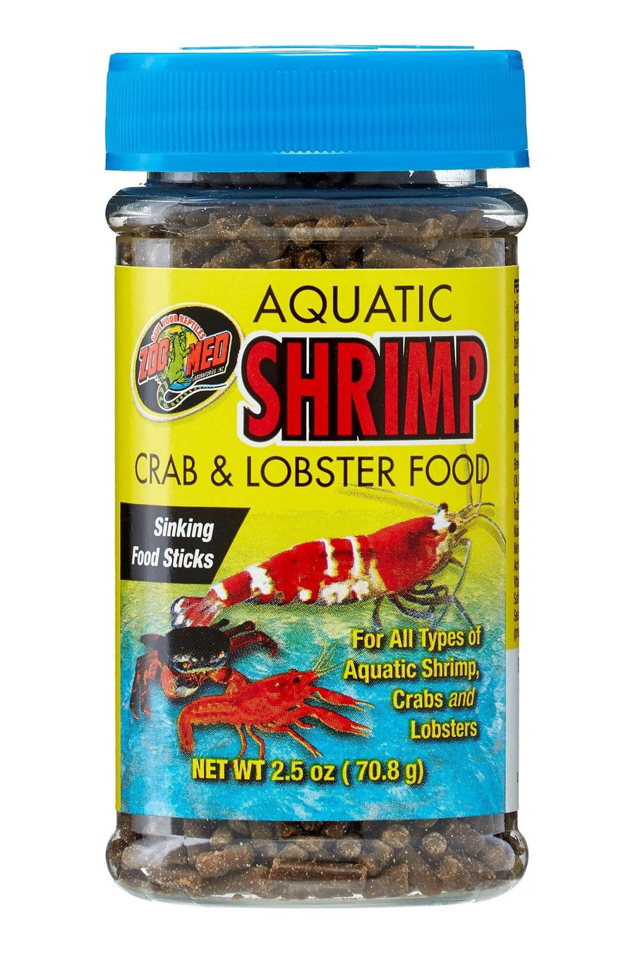 Zoo Med Aquatic Shrimp Crab & Lobster Food - 2.5 Oz.
