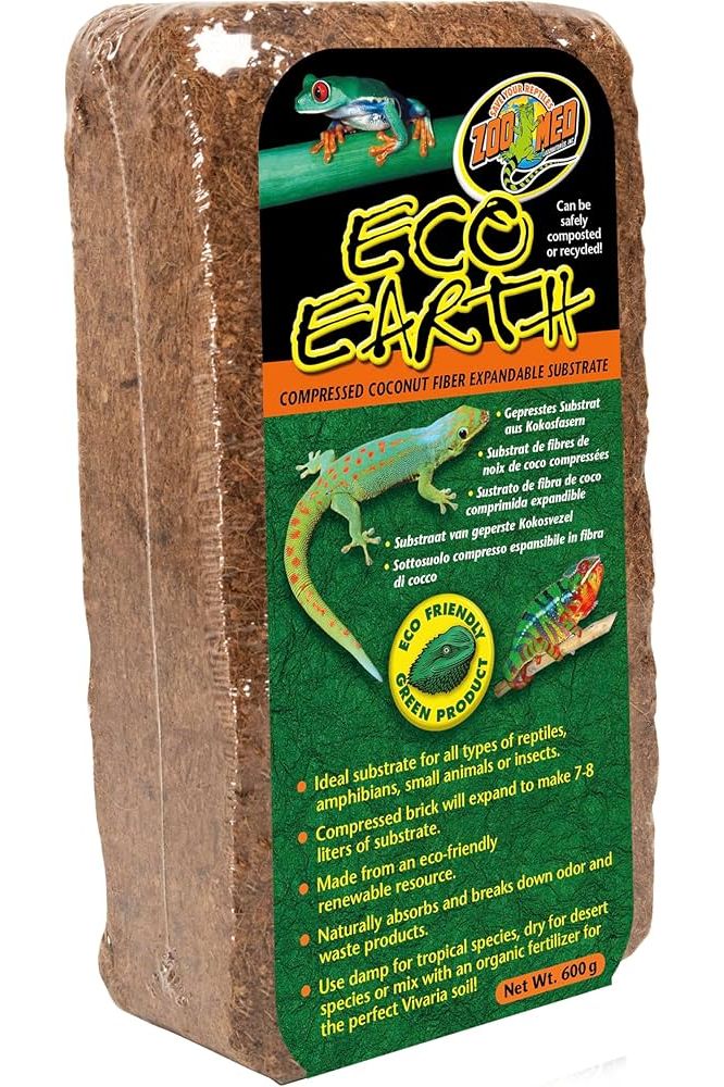 Zoo Med Eco Earth Compressed Coconut Fiber Substrate