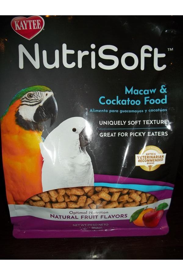 Kaytee Nutrisoft Cockatoo & Macaw Food - Fruit Flavor - 3 lb.