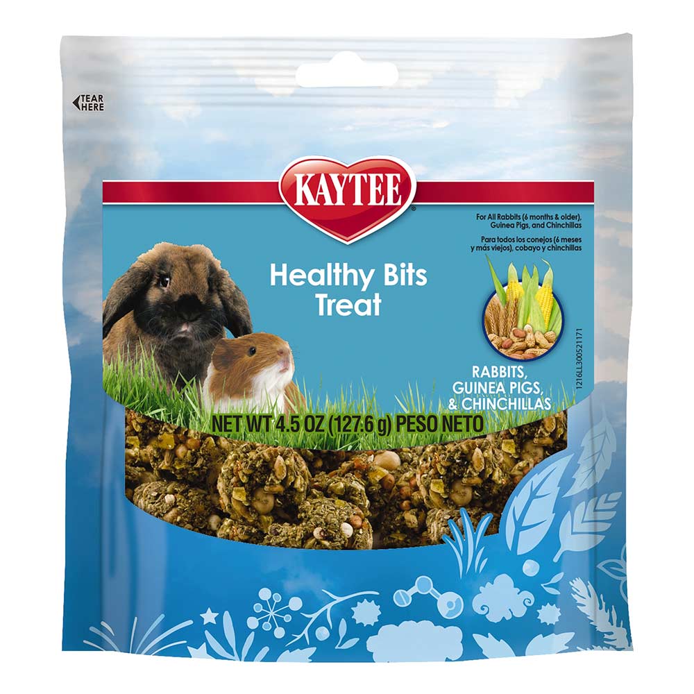 Kaytee Fort-Diet Pro Health Healthy Bits for Guinea Pigs and Rabbits - Small Animal Treats - 4 Oz.