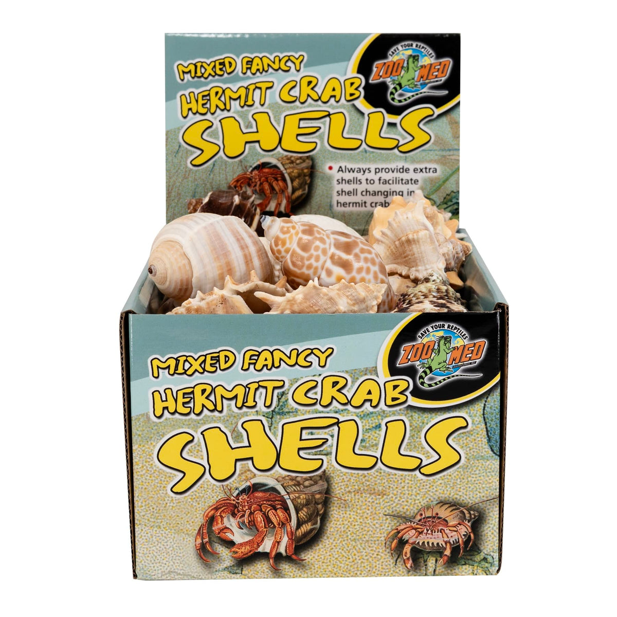 Zoo Med Hermit Crab Shell - Mixed - Fancy