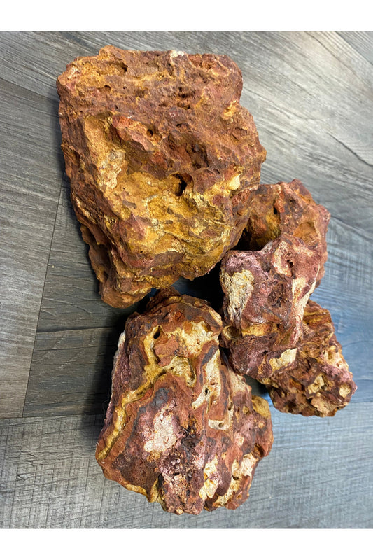 Caribsea Exotica Freshwater Aquarium Rock - Fire Stone