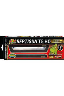 Zoo Med Reptisun T5 Linear UVB Terrarium Hood+Bulb Combo