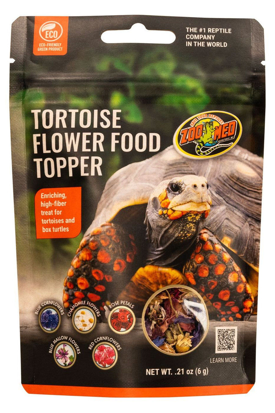 Zoo Med Tortoise Flower Food Topper - .21 oz
