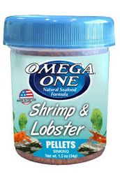 Omega One Shrimp And Lobster Pellet - 1.2 Oz.